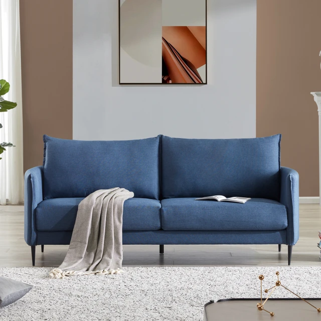 blue sofa living room ideas