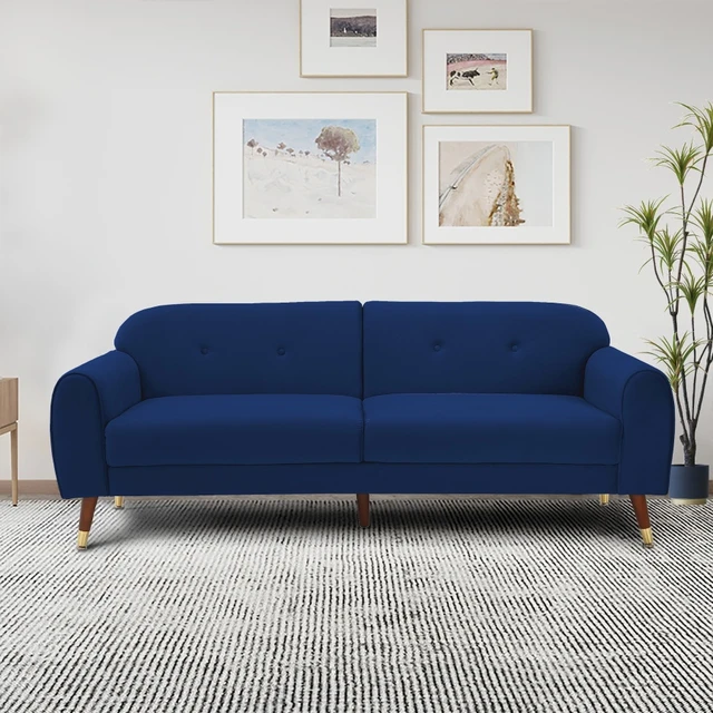 blue sofa living room ideas