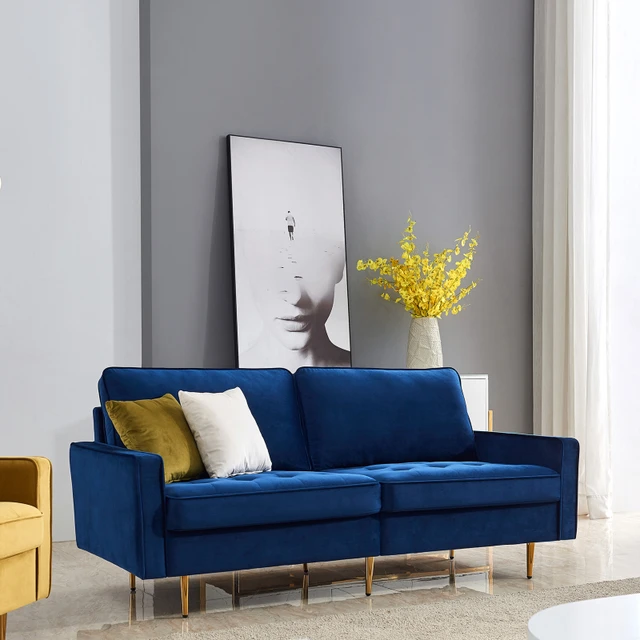 blue sofa living room ideas