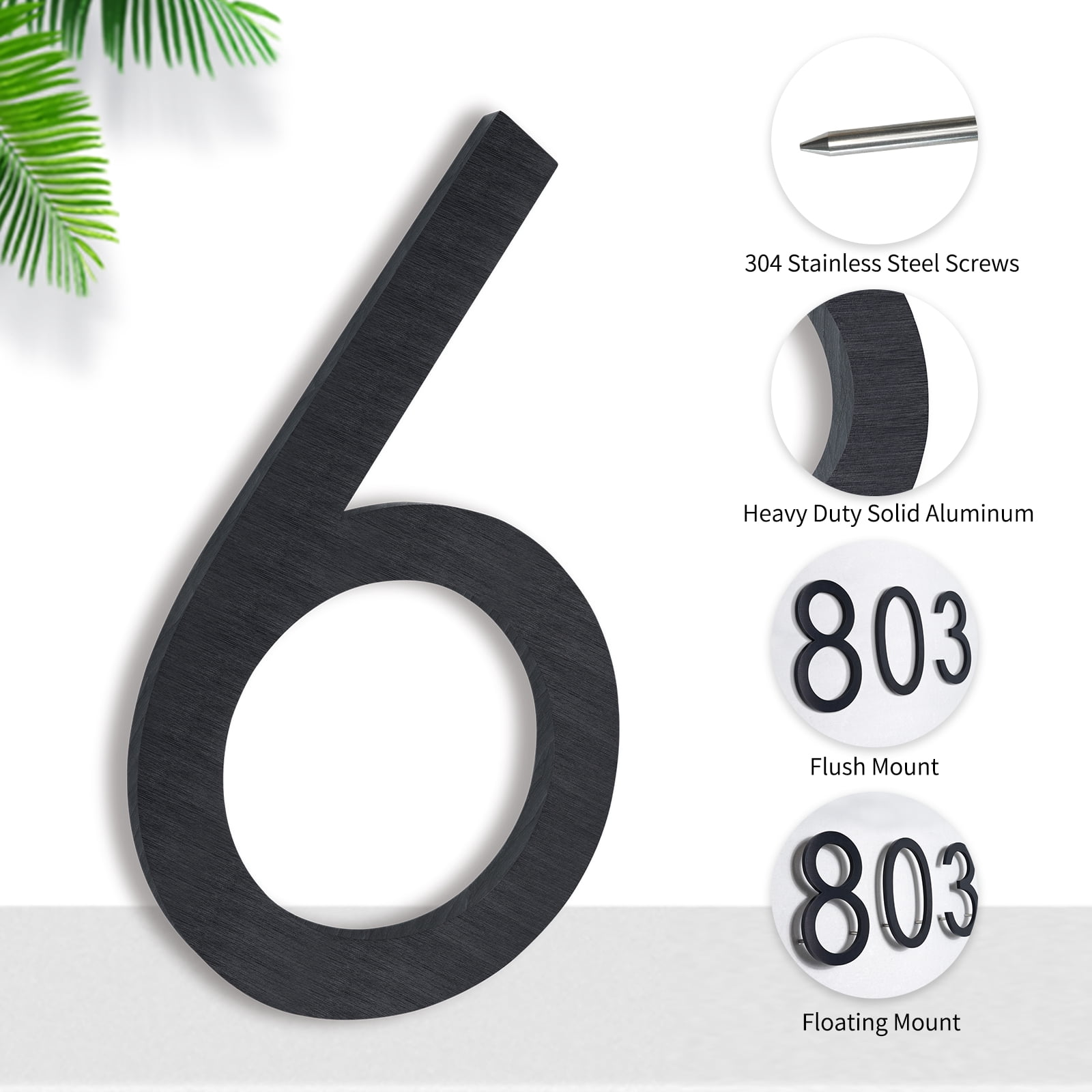 Decorative numbers for house