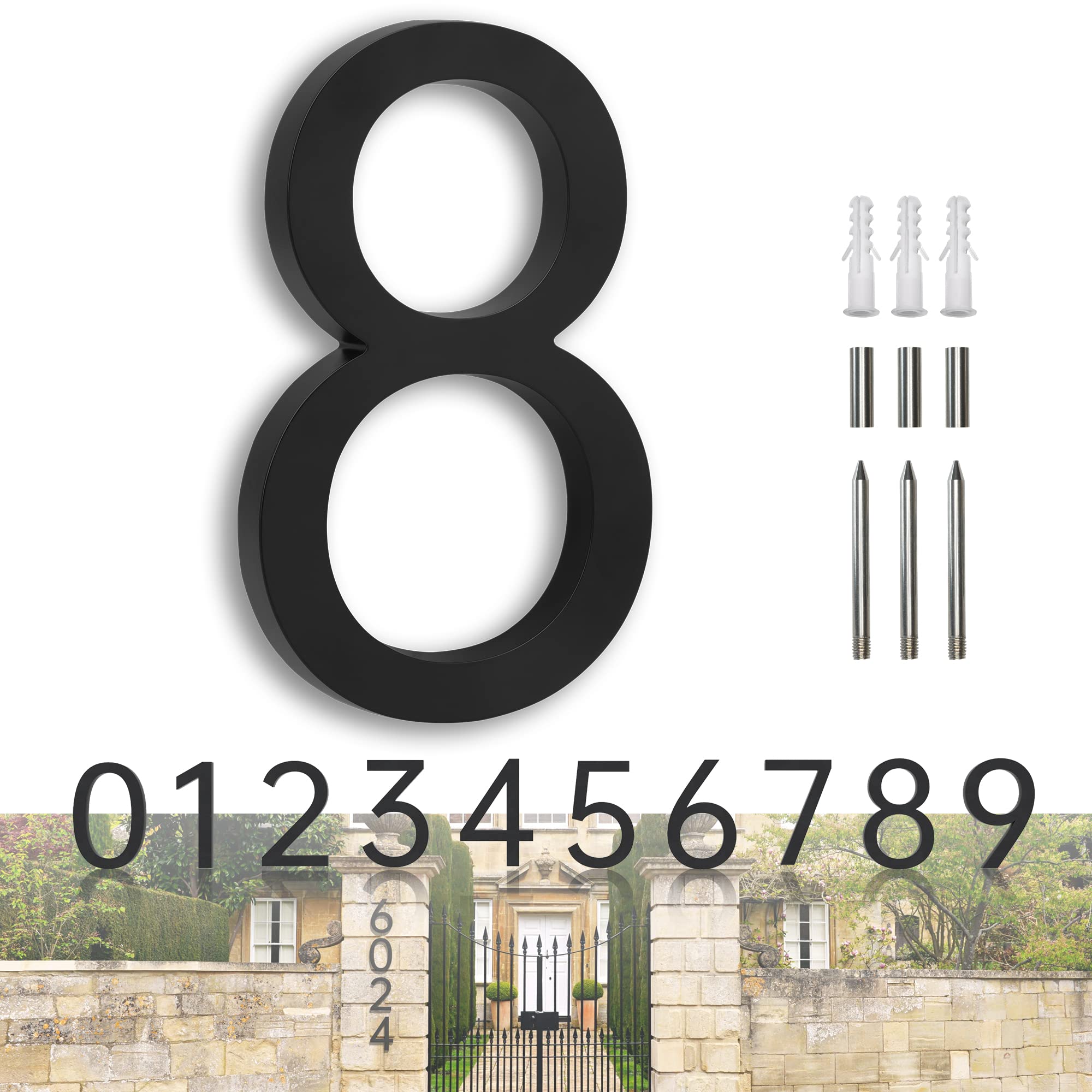 Decorative numbers for house