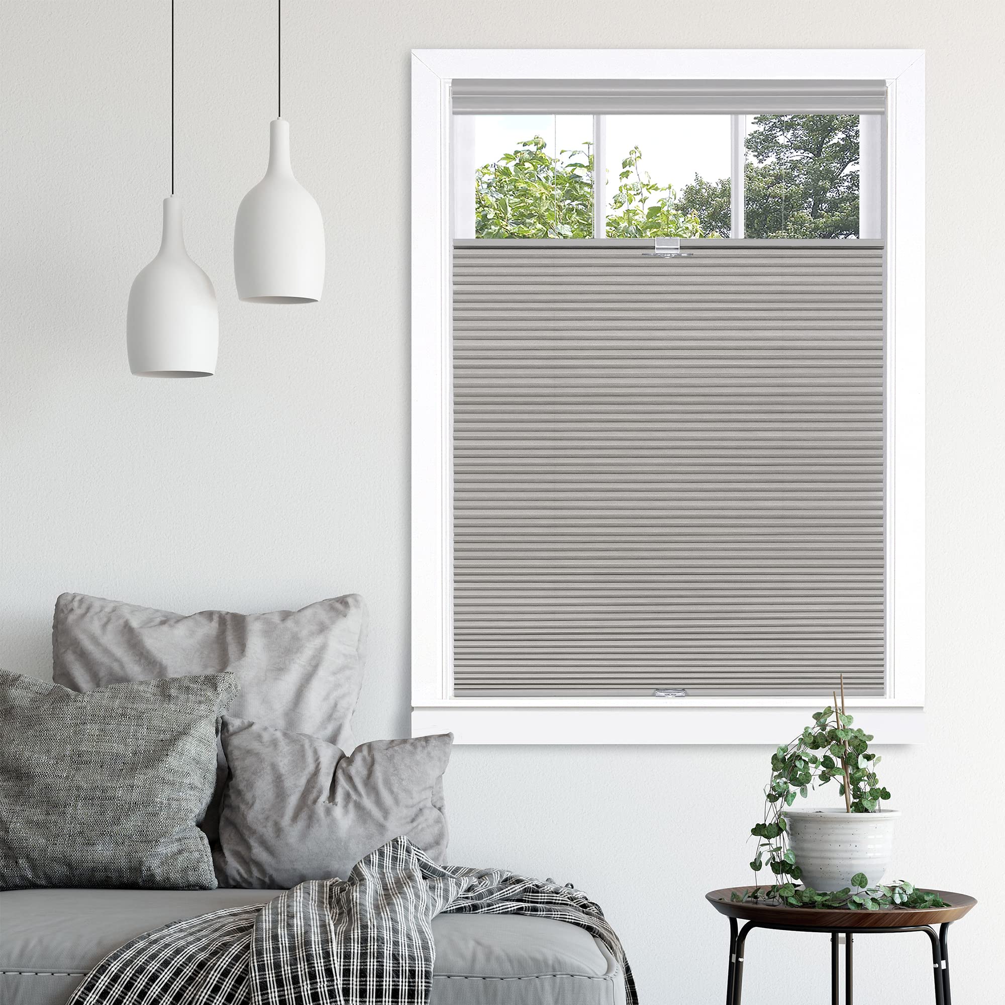 how to pull down blinds