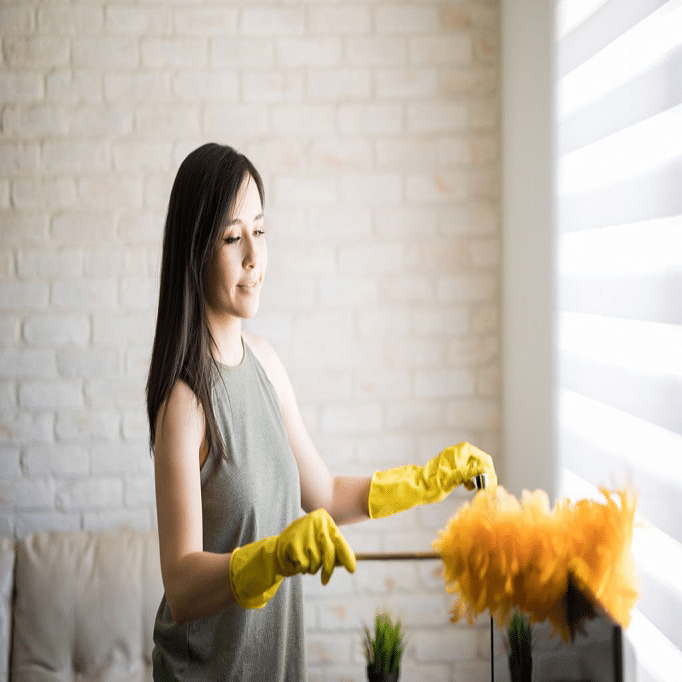 how to clean vertical blinds