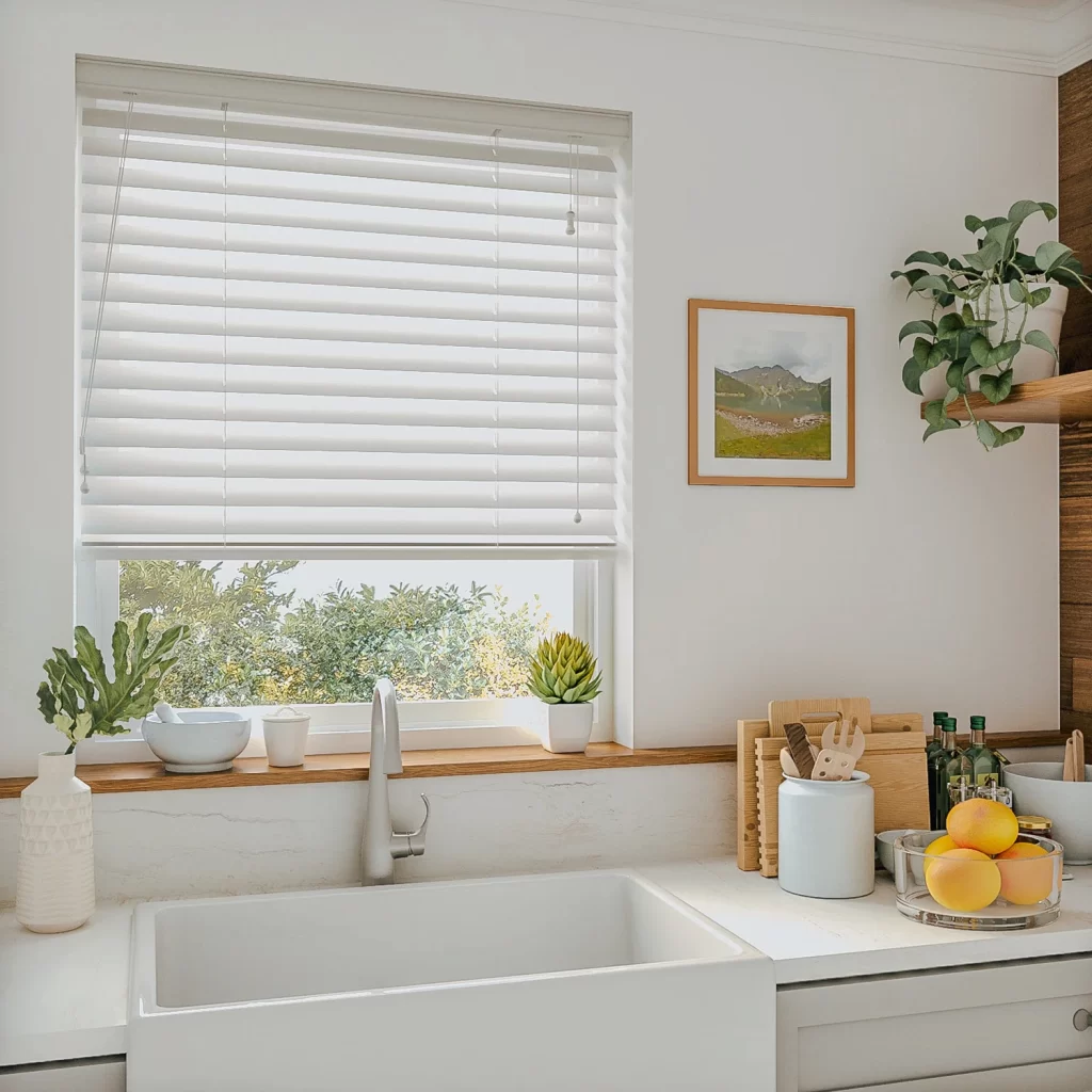 kitchen window blind