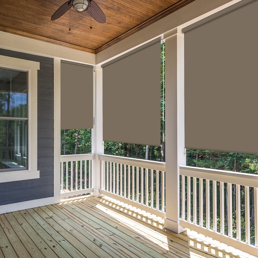 Outdoor blinds for porch