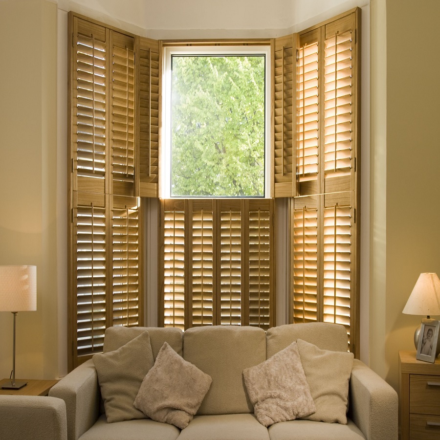 wooden shutter blinds