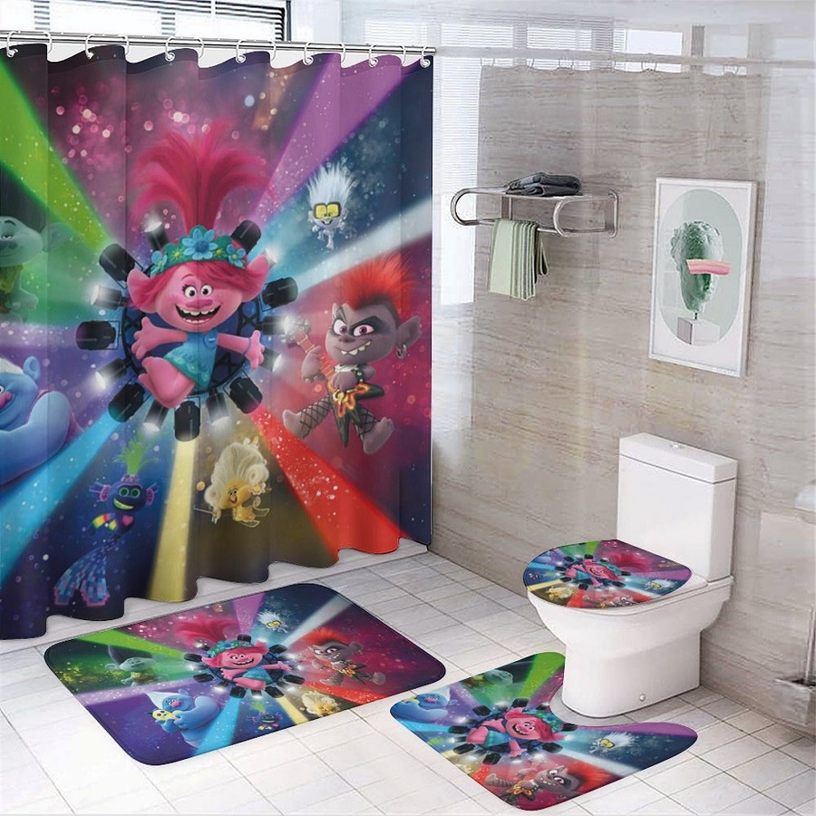 A large canvas print of the Troll Face can act as a focal point in your bathroom.