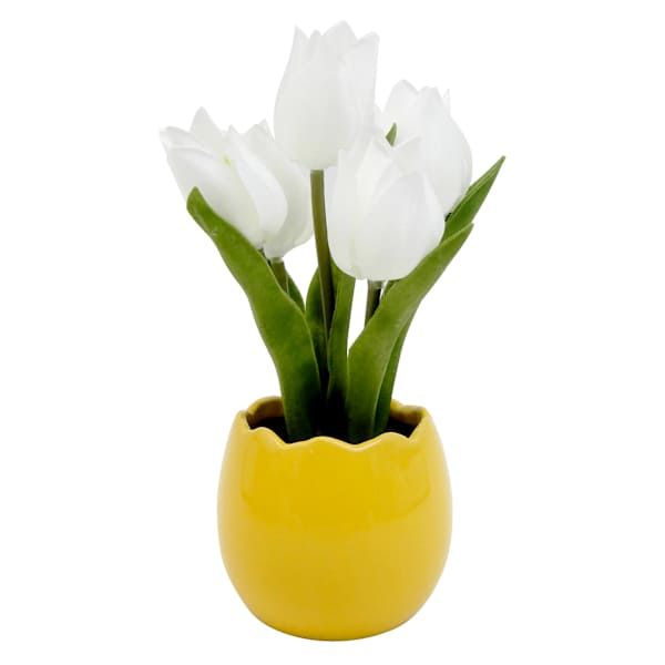 yellow vase