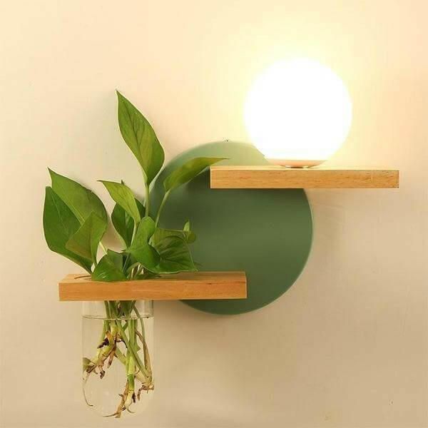 LED Lamp Planter & Shelves Combo